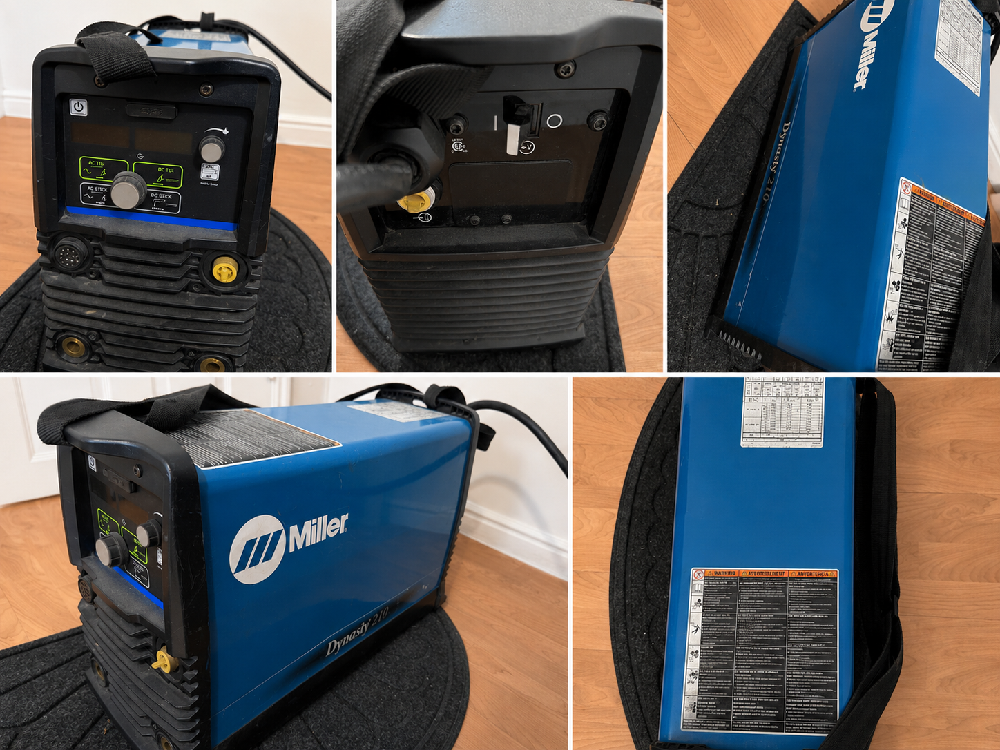 $1500 Miller Dynasty 210 AC/DC TIG & Stick Welder – Professional Grade