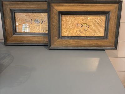 Home decor fly fish pictures, cute for a cabin 15x10 each