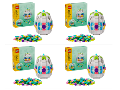 4 BRAND NEW sets of LEGO Decorative Easter Egg Building Toy 40816