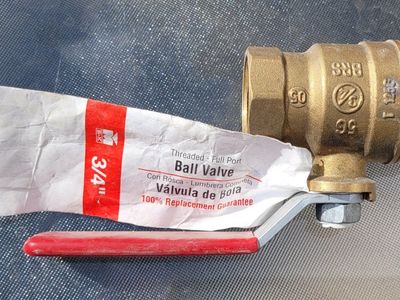 Mueller Industries B&K ball valve,3/4