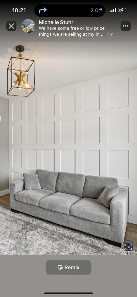 Beautiful Grey Couch