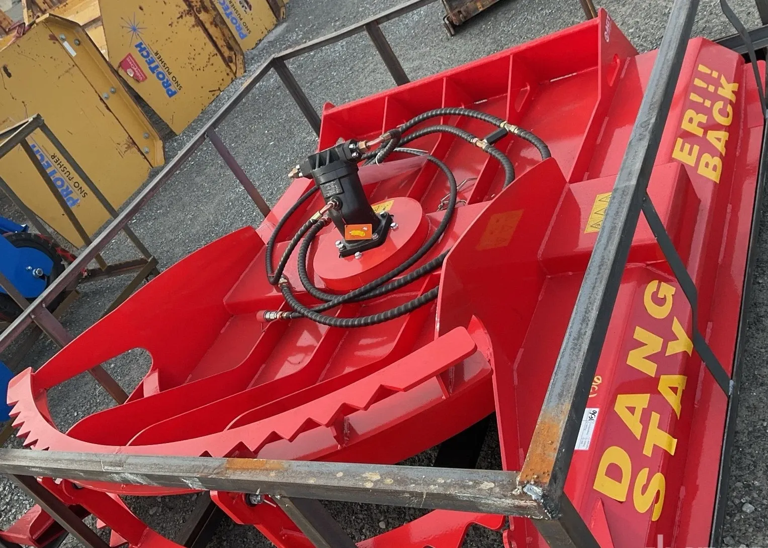 New Top Cat 72'' Inch Heavy Duty Skid Steer Brush Cutter 3 Blade A-36 HDRC72