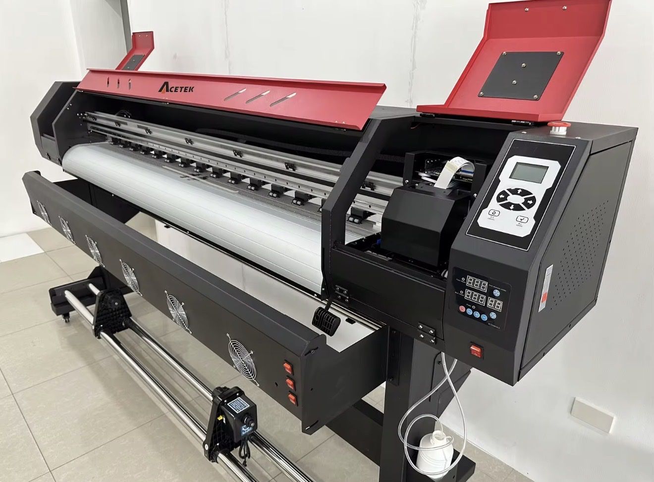 Large Format Eco Solvent Printer - High-Speed, Durable Commercial Printing Solution 1.8M vinyl car wrap