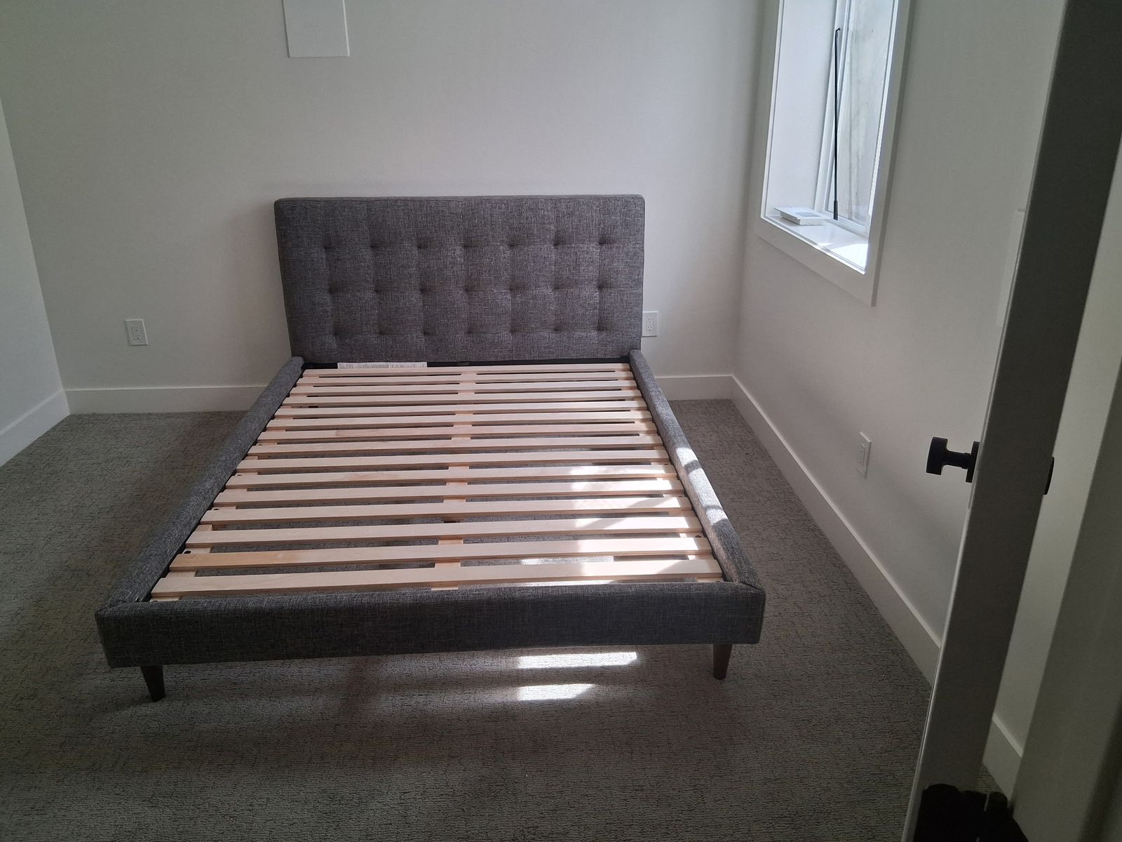 Bedframe and headboard