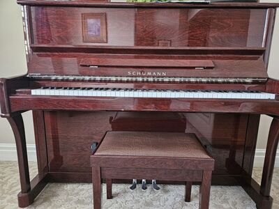 Like New Beautiful Schuman Upright Piano