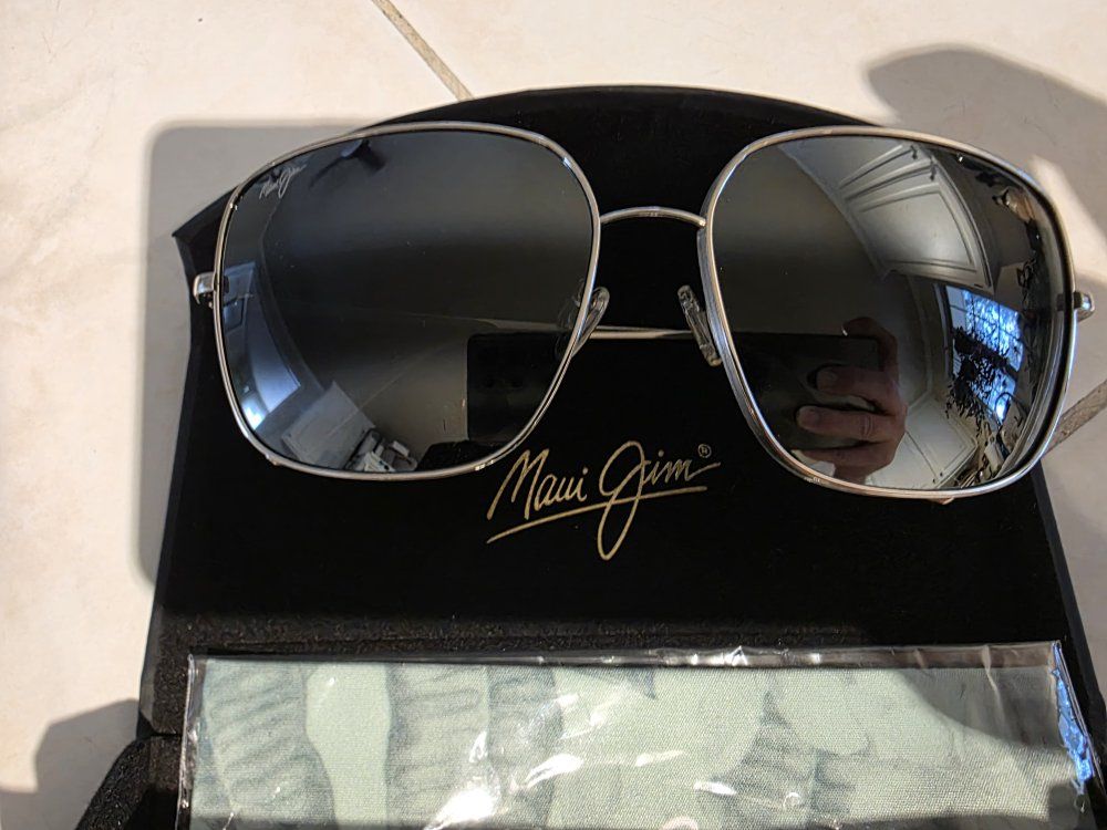 New Maui Jim Triton polarized titanium sunglasses