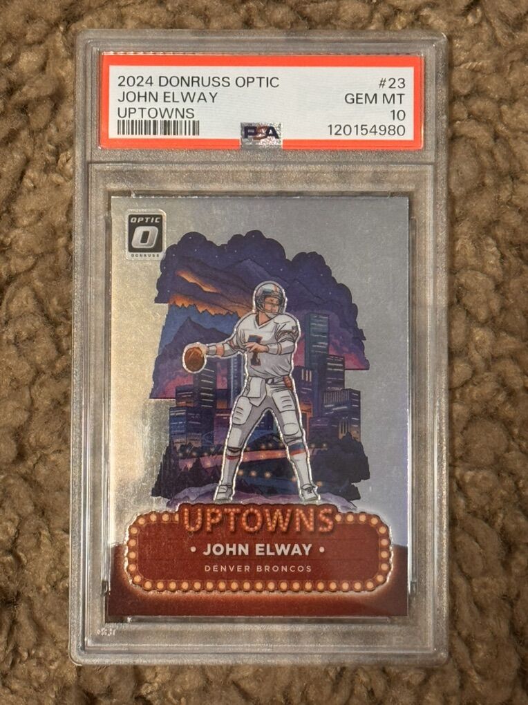 2024 Donruss Optic John Elway Uptowns #23 PSA 10