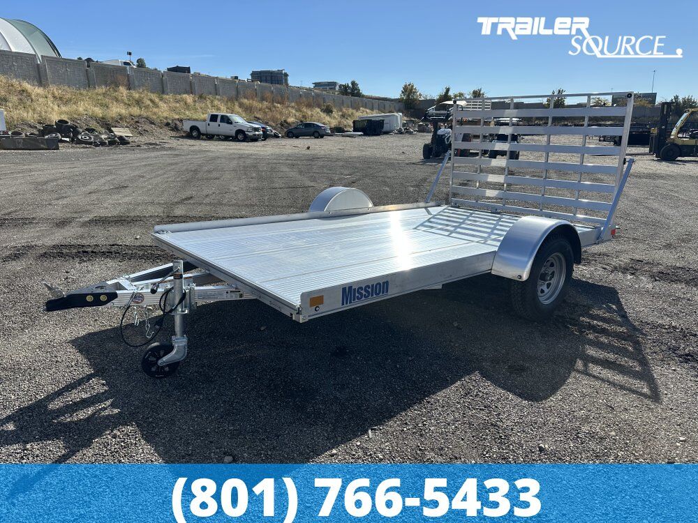 7x12 Alcom FlexHaul Aluminum Trailer - Interior - 3.5K GVWR -