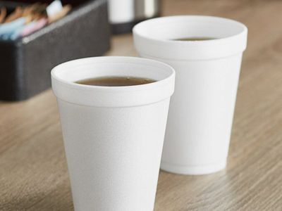 New Case of 1000 Hot Cold 10oz Foam Cups