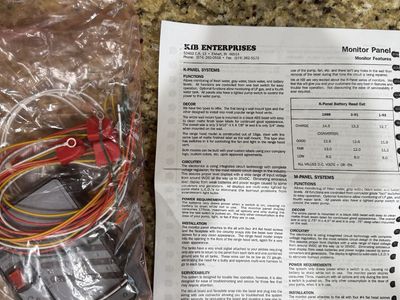 RV Tank Monitor Panel Kit