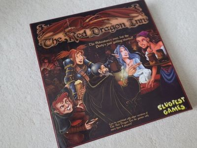 Slugfest Games The Red Dragon Inn Board Game - Complete Used Fantasy Party Game