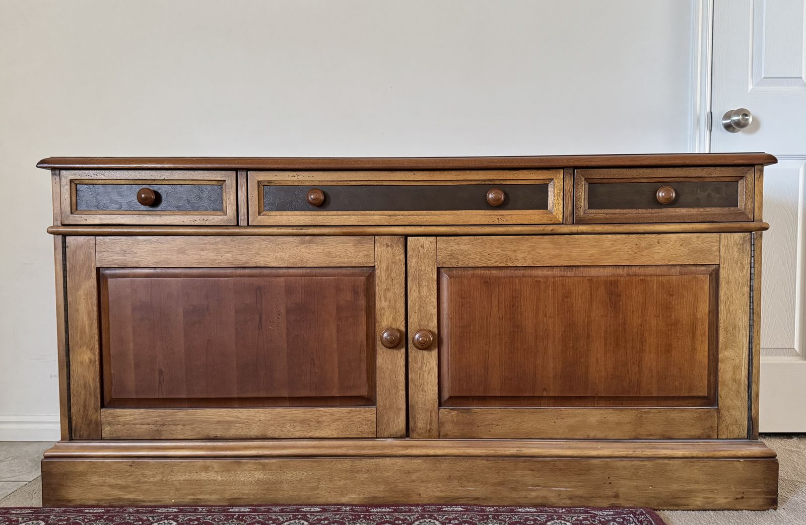 Vintage Lighted China Display Cabinet