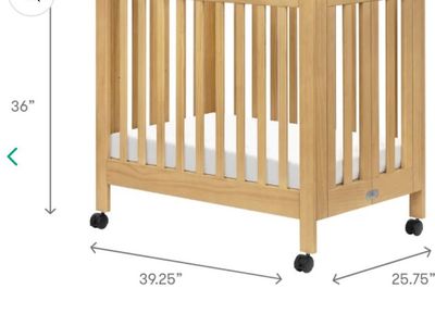 Newton Baby Origami Mini Crib + Breathable Newton Baby Mattress