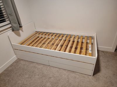 Twin Bed With Trundle And Drawers