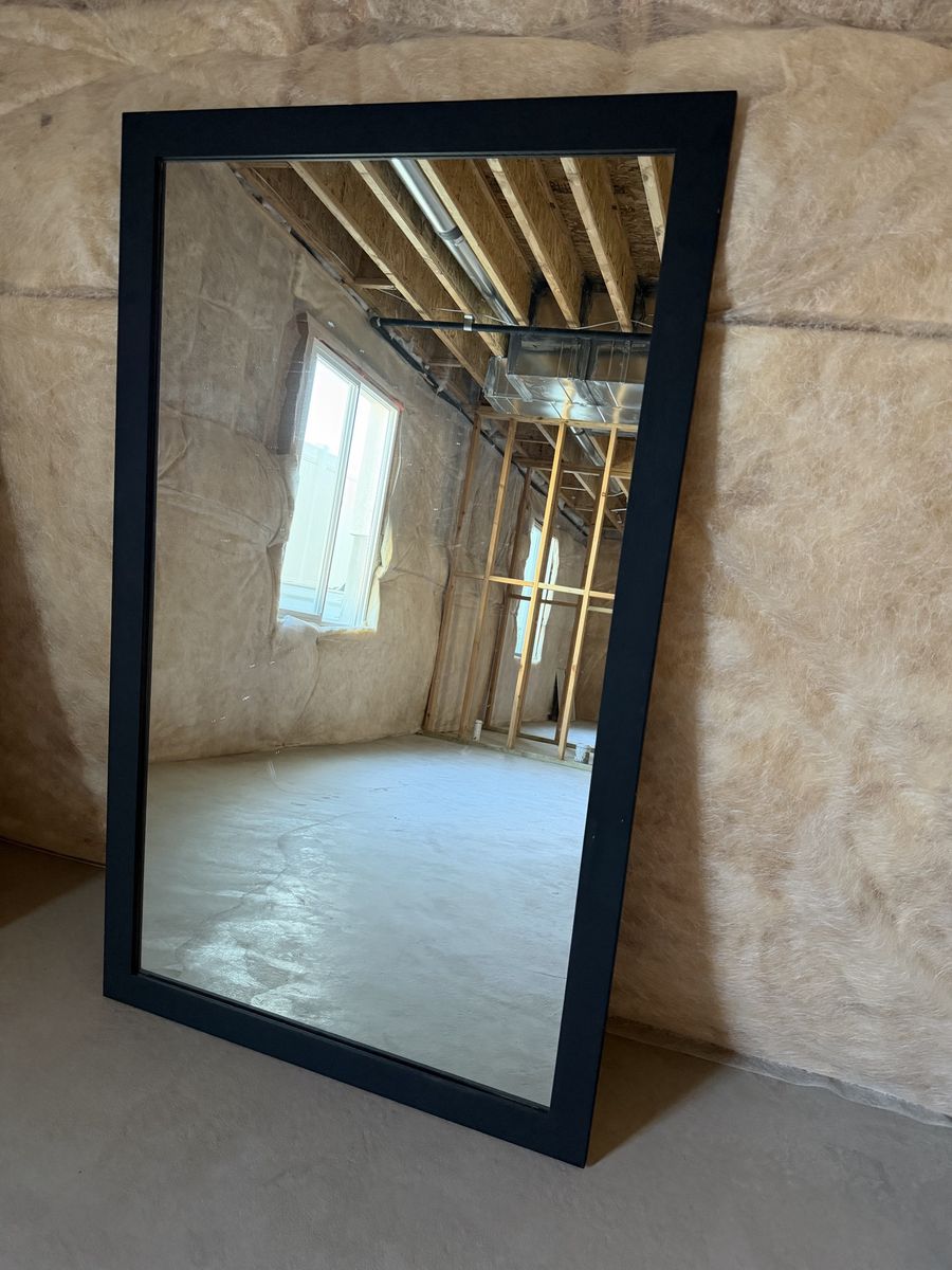 Picture frame mirror