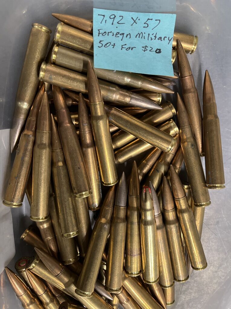 7.92x57 Military Ammo.