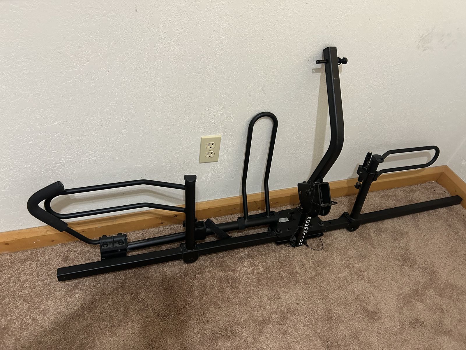 Hitch bike rack - extended