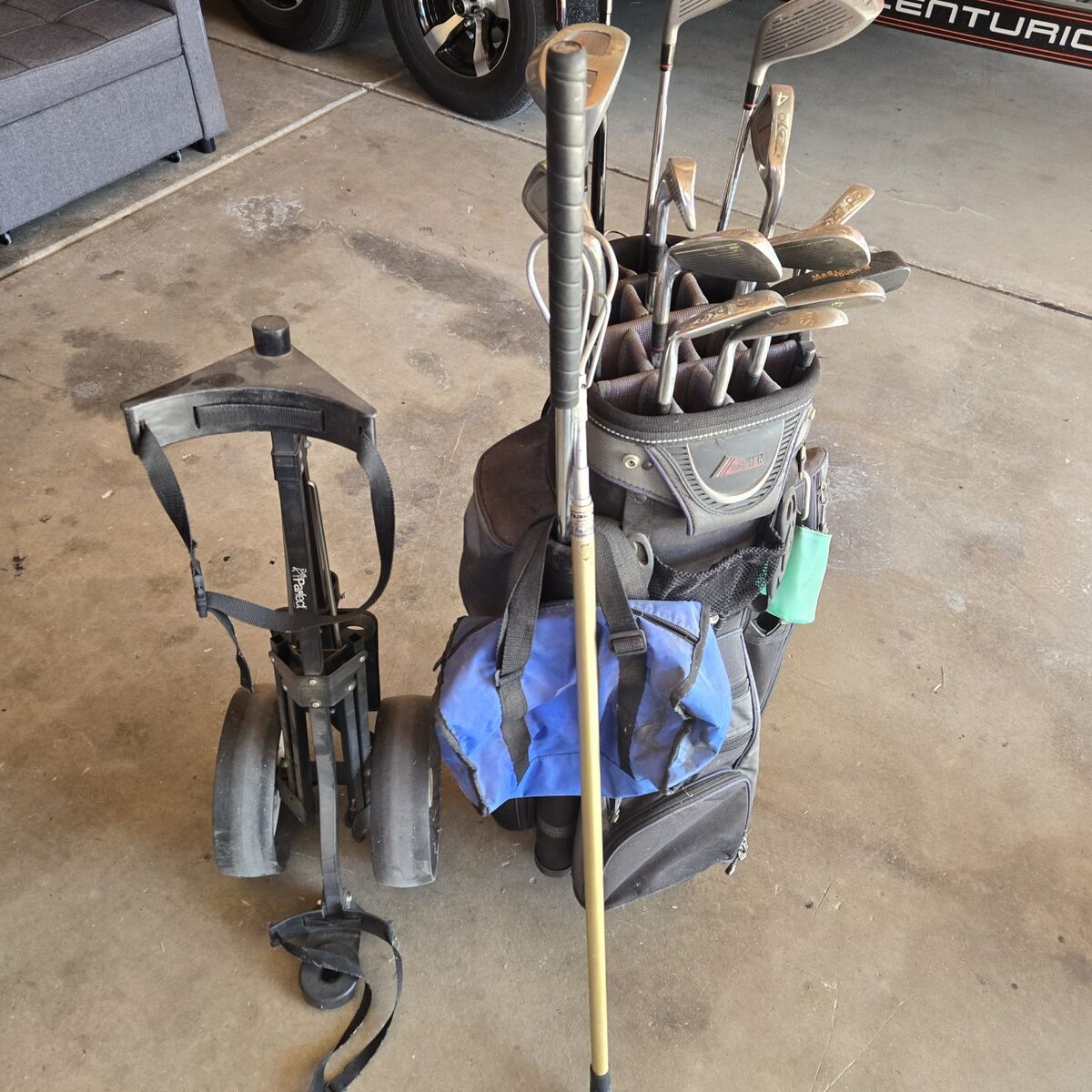 Golf clubs for sale.