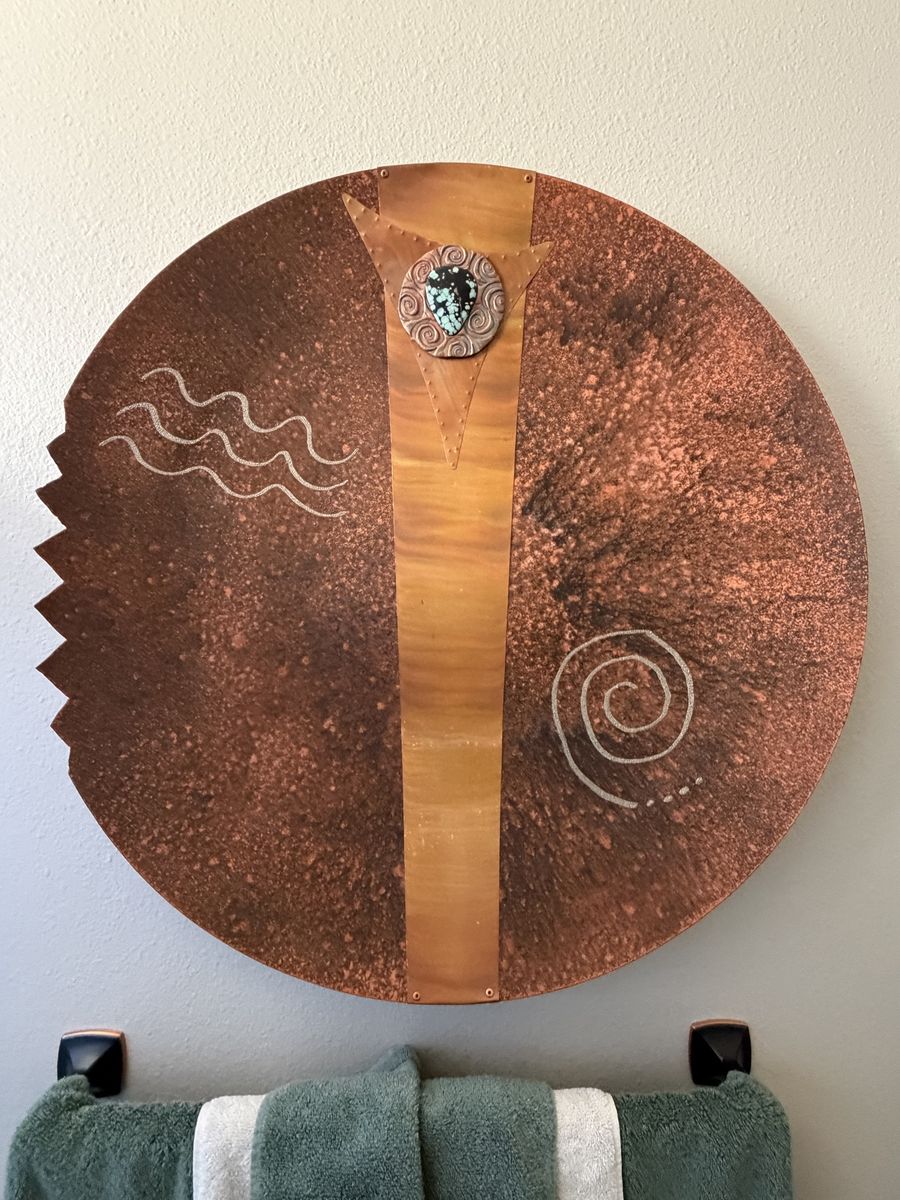 Southwest metal art