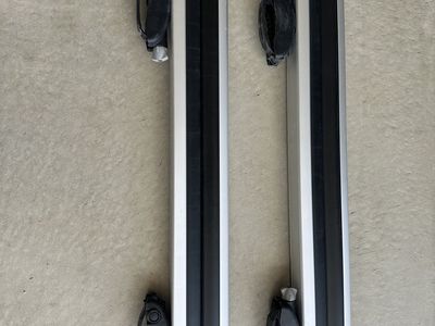 Thule Ski/Snowboard Roof Rack Carrier - Pair, Silver/Black, Lockable