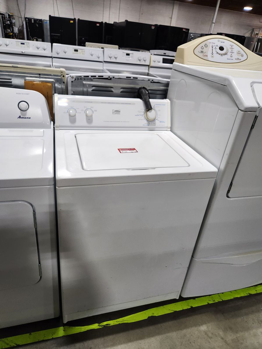 Estate White Top-Load Washer with Dual-Action Agitator