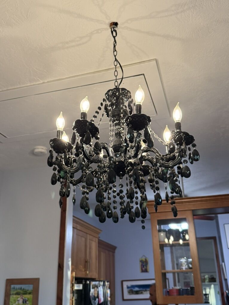 Black chandelier for sale