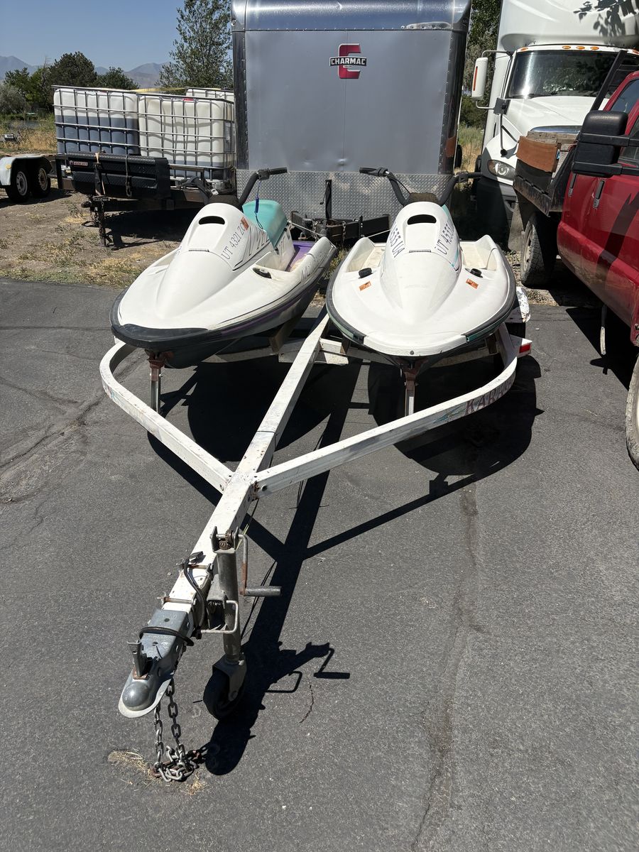 Two Arctic Cat Tigershark Wave Runners!