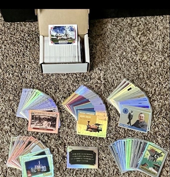 MASTER SET 2025 Topps Disneyland 70th Anniversary Trading Cards Complete 251 Card Set