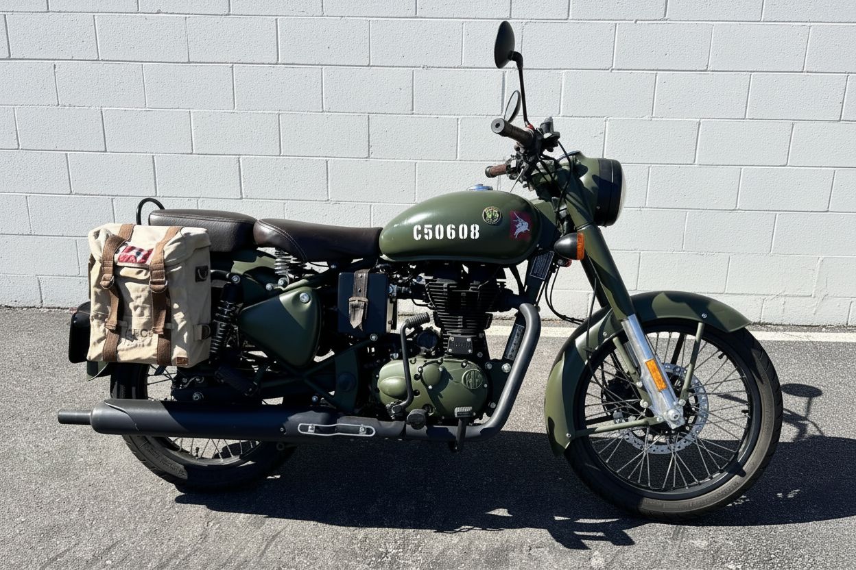 2018 Royal Enfield Classic Army 500 - LOW MILES