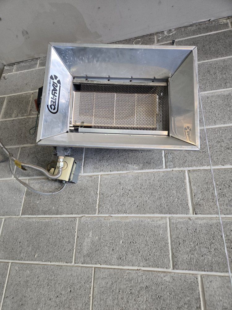 Ray-tec Natural Gas Garage Heater - Industrial/Commercial Grade, Radiant Heat