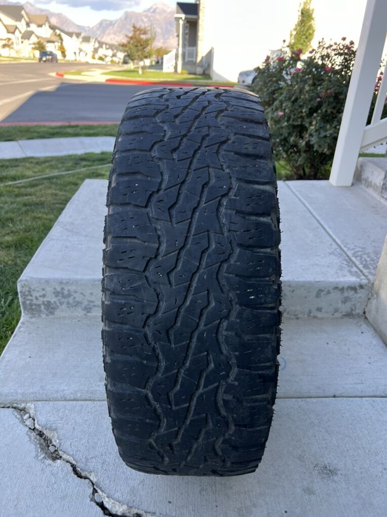 265/75R16 wrangler all terrain 10 ply spare tire