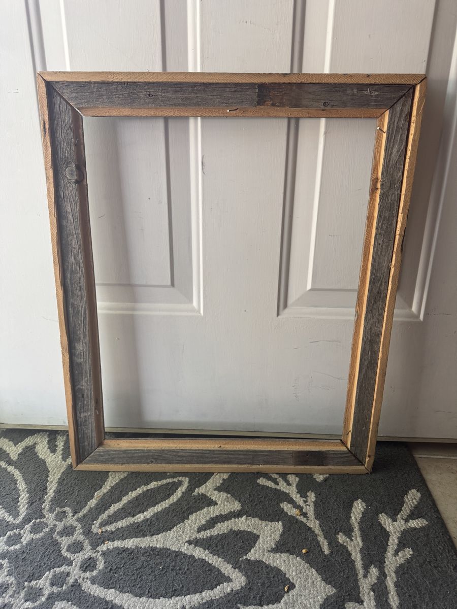 Rustic Barnwood Picture Frame