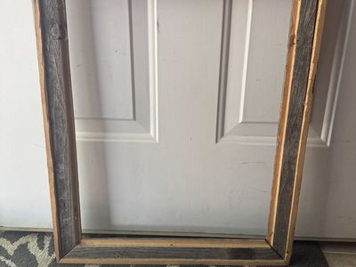 Rustic Barnwood Picture Frame