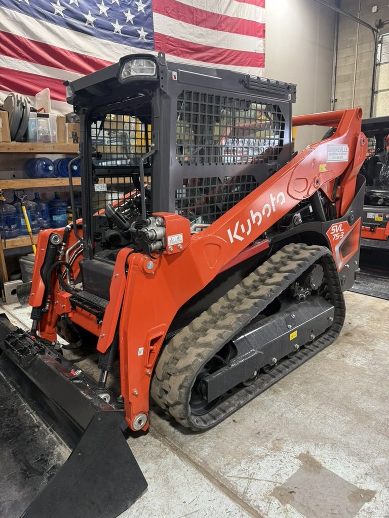 KUBOTA SVL75-3 TRACK SKID STEER FOR RENT - Enclosed Cab, New Unit