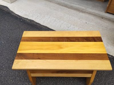 Handcrafted Wooden stepping stool