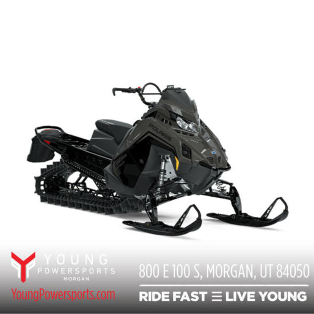 2025 Polaris® 850 PRO RMK 155 Shadow Gray / Gloss Black