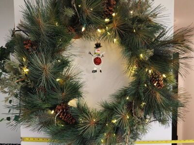 Evergreen Wreath- indoor/ outdoor