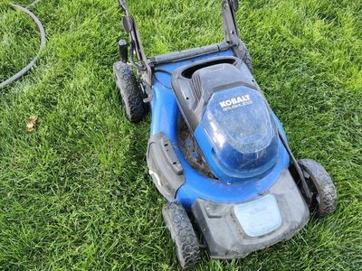 Kobalt battery-powered mower