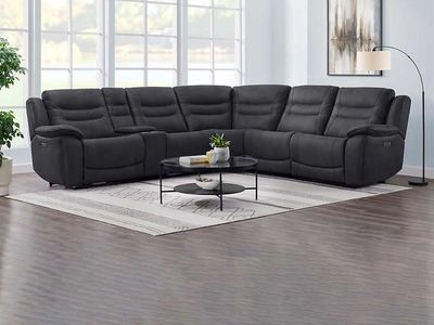 Kelsee Fabric Power Reclining Sectional with Power Headrests 1695448 #95605