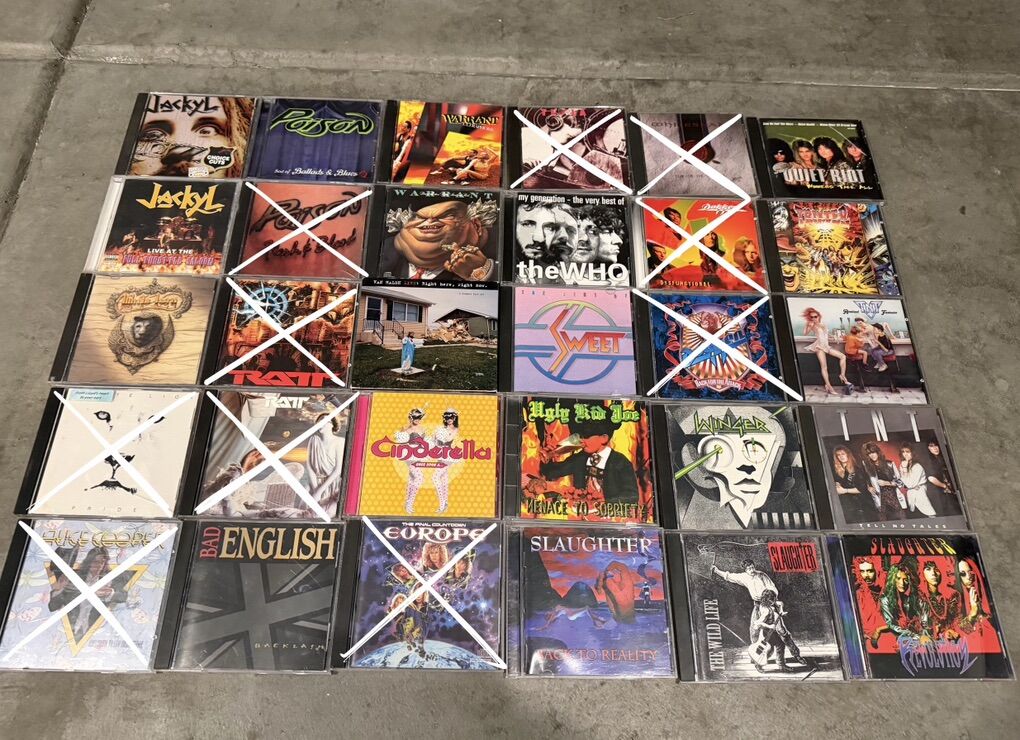 Heavy Metal Rock Cds