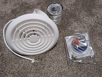 Ceiling Mounted Ventilation Fan bathroom
