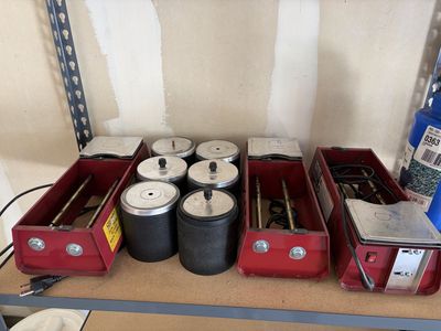 Chicago Electric Dual Drum Rotary Rock Tumbler Power Tools - Item 67632, 3400 RPM