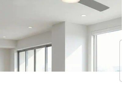 Hampton Bay Cornwall 52 in. Brushed Nickel 3-Blade Ceiling Fan w/ Remote & LED Light