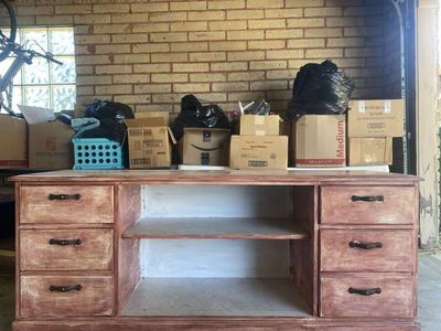 Wood dresser