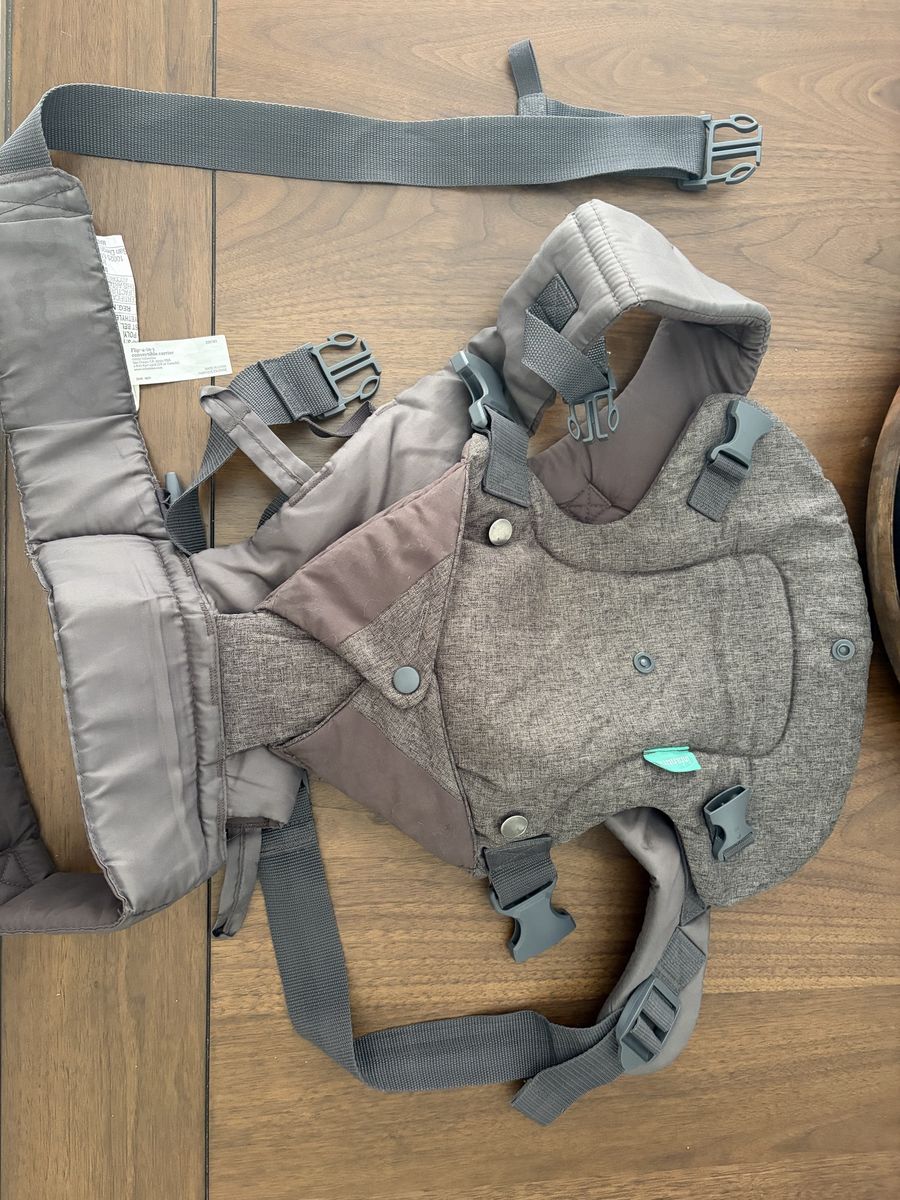 Infantino Flip 4-in-1 Convertible Baby Carrier - Gray Heather