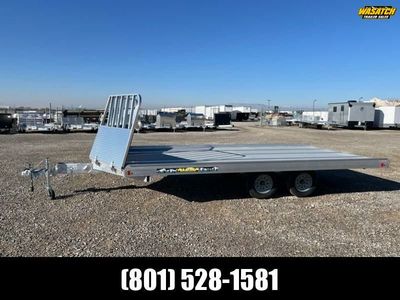 2025 Aluma 8.5x16 8616D Aluminum Snowmobile Traile