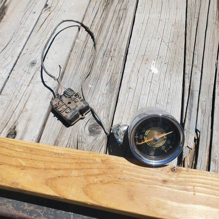 Vintage SW Stewart Warner Tachometer with Wiring Harness