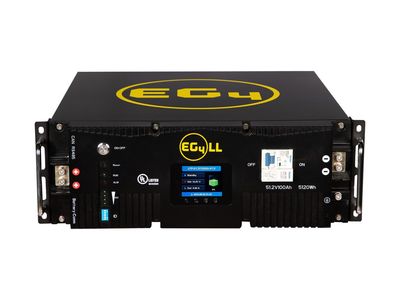 EG4 LL-S Lithium Batteries Kit 6 Server Rack Batteries With Pre-Assembled Enclosed Rack