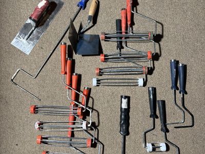 Paint rollers and tools