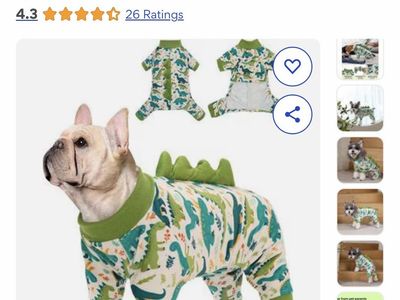 Small Dog/Cat Pajamas Size S brand new